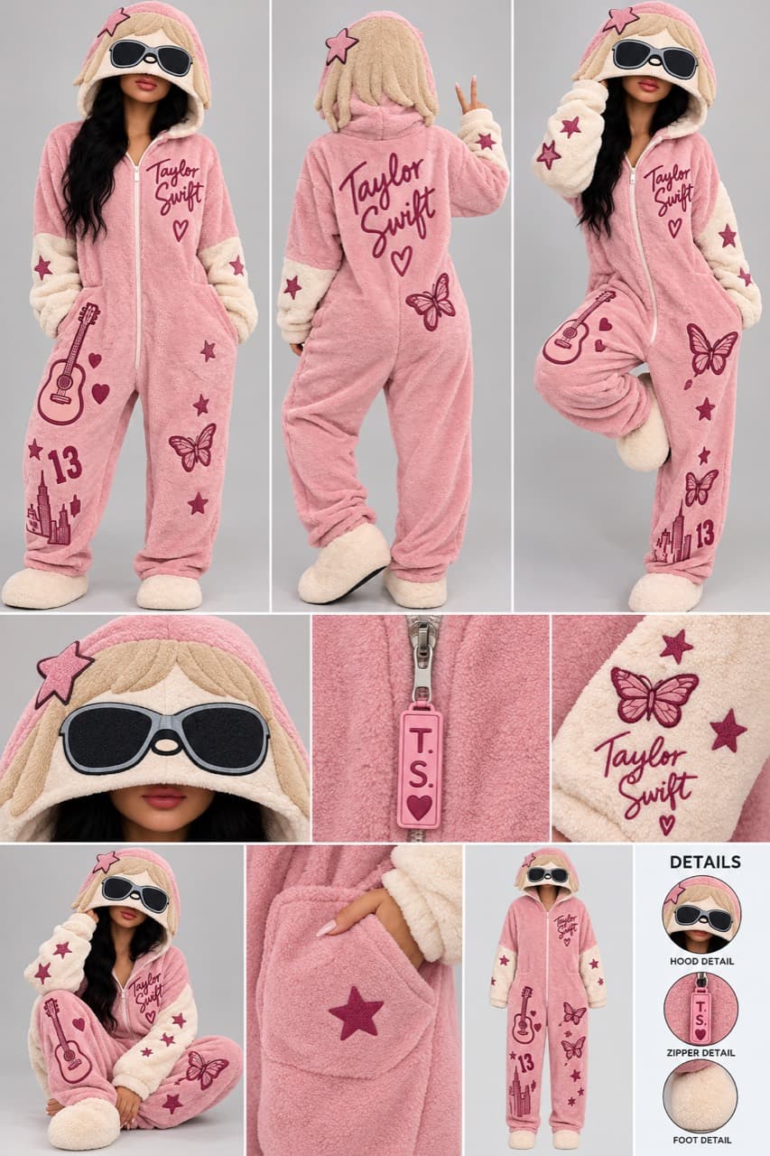 Pink · S PINK ENCORE hooded onesie